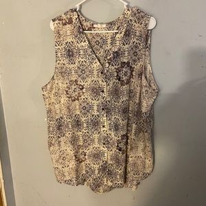 Maurice's Ornate Gauze Blouse